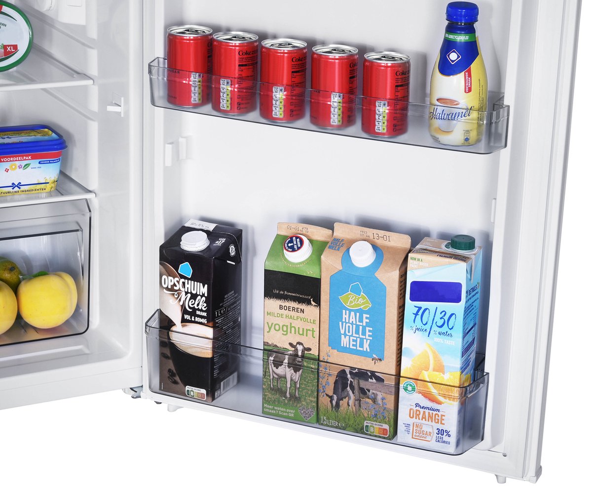 Tomado TRT5501W Tafelmodel koelkast energiezuinig - 109 liter - Met vriesvak - 55 cm breed - Stil: 37 dB - Led-verlichting - Energielabel C - Vrijstaand - Wit — afbeelding 3
