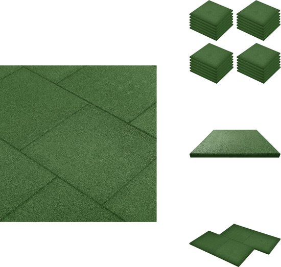 Valmat Texture vidaXL Valmat - Valmatten - Rubberen Mat - Rubberen Vloertegel ...