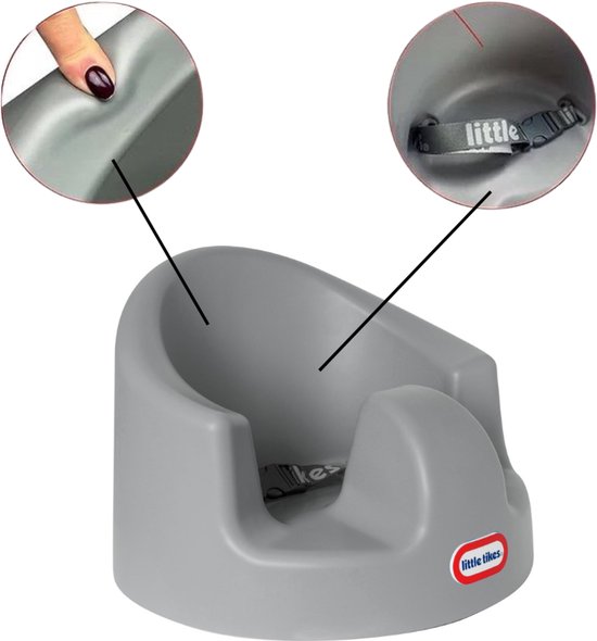 Little Tikes My First Seat Vloerzitje met eetblad - grijs van Little Tikes — afbeelding 5