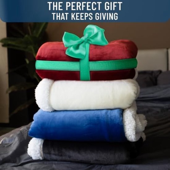 Decke, Fleece/Sherpa, 130 x 150 cm, grün Decke, Fleece/Sherpa, 130 x 150 cm, grün
