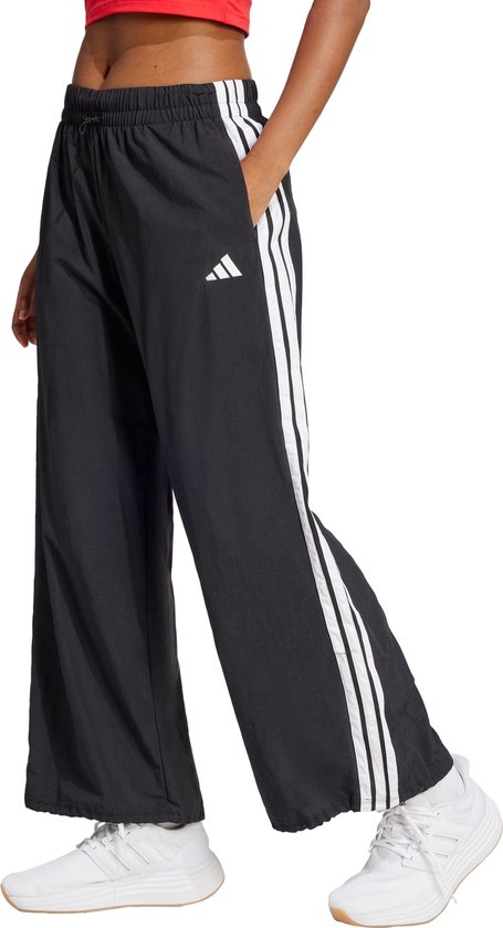 Adidas Sportswear Essentials 3-Stripes Lifestyle Woven Parachute Broek - Dames - Zwart