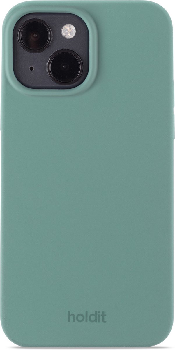 Holdit Silicone Case geschikt voor Apple iPhone 15 - Moss Green