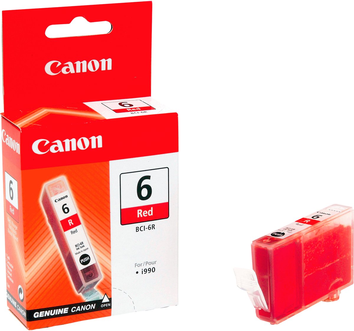 CANON BCI-6R - Rood Rood