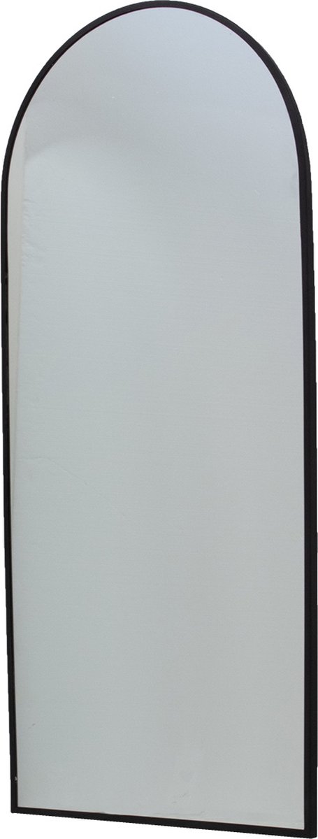 Giga Meubel Spiegel Bowie - Zwart Metaal - 80x3x160cm