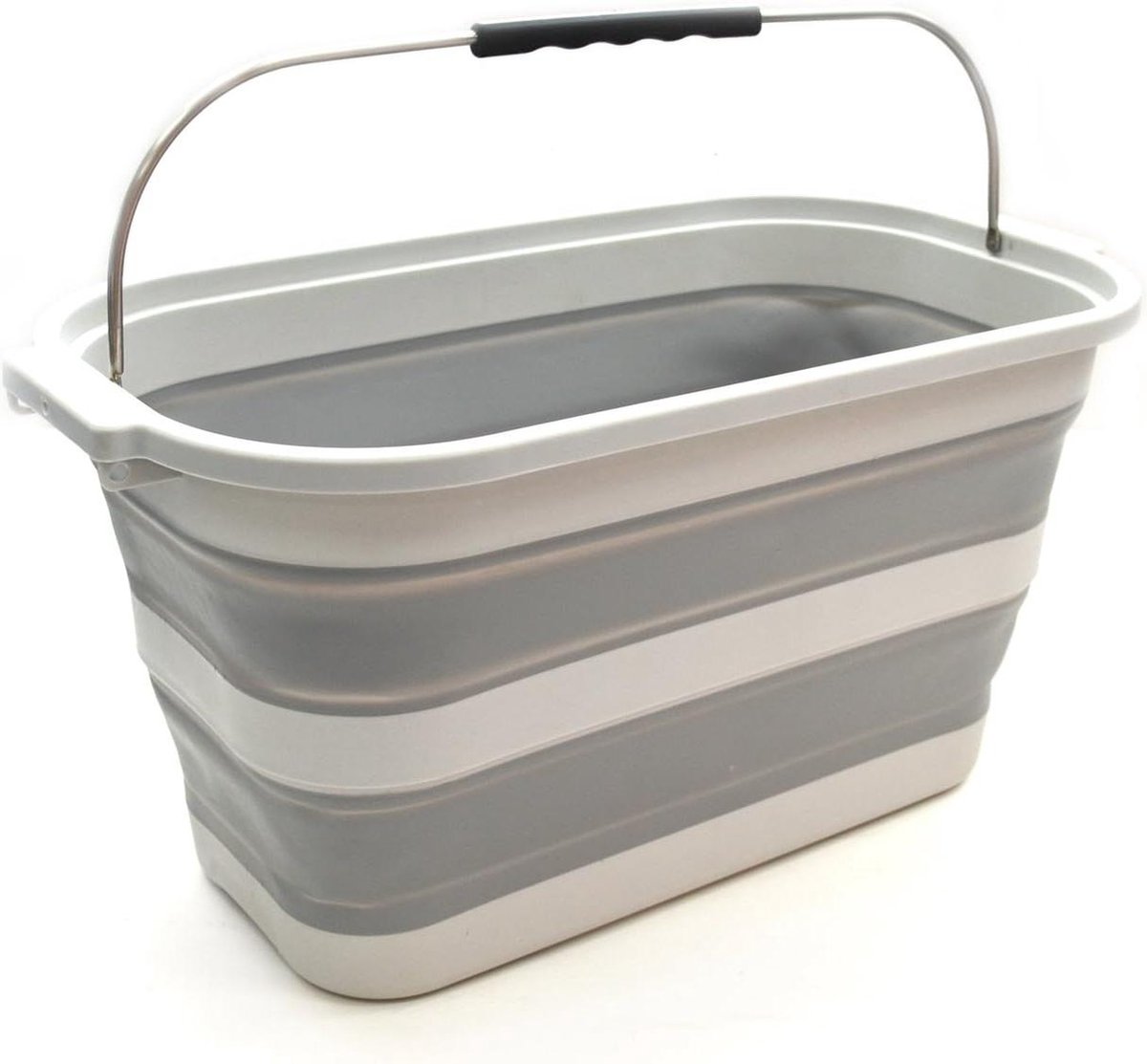 Goedkoopste Inklapbare rechthoekige praktische mand/emmer 238L - grijs medium bath bucket