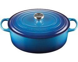 Le Creuset Braadpan Signature - Ovaal - Azure - ø 33 cm / 7.5 liter