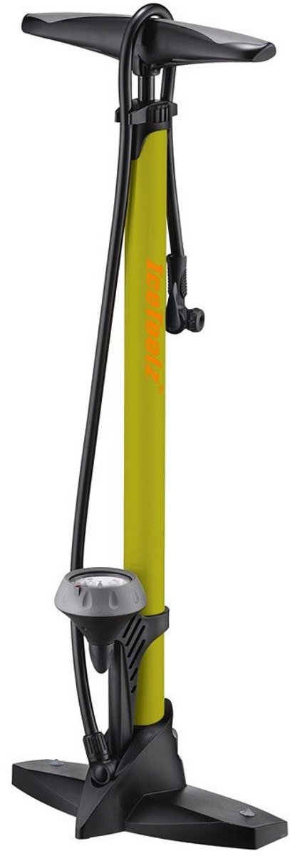 IceToolz Sport voetpomp staal met meter 160PSI/11bar
