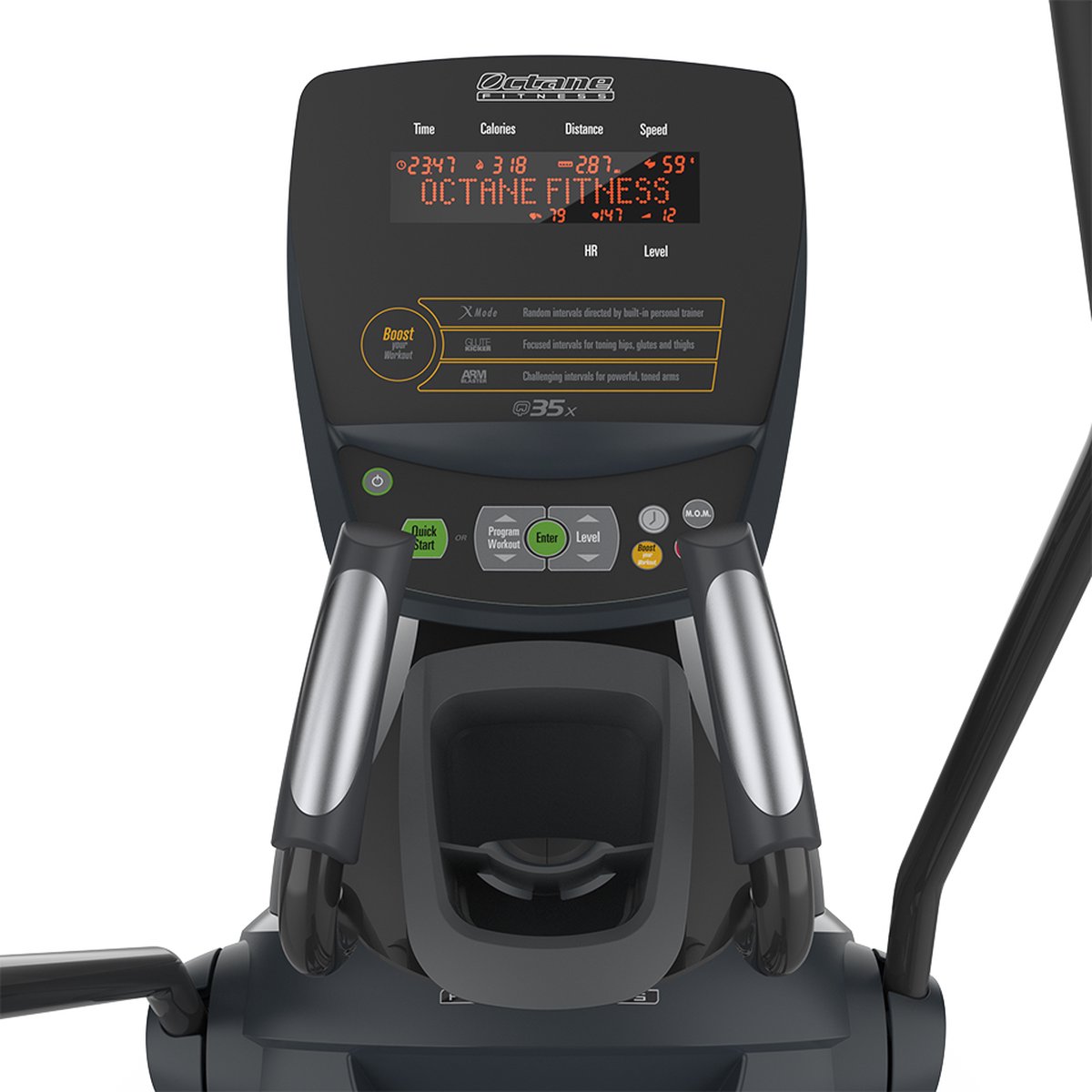 Octane Q35X Crosstrainer Grijs Ergonomisch Compact - afbeelding 3