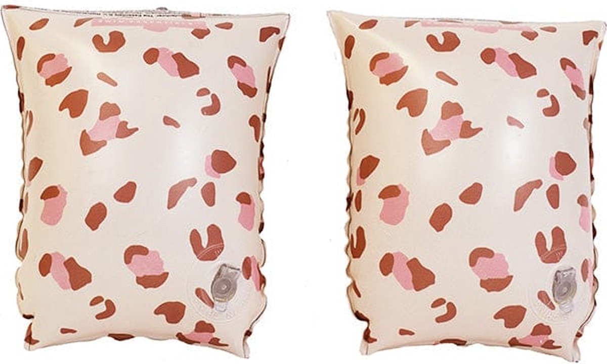 Swim Essentials Zwembandjes Old Pink Panterprint Zwemvleugels 2-6 jaar 15-30 kg