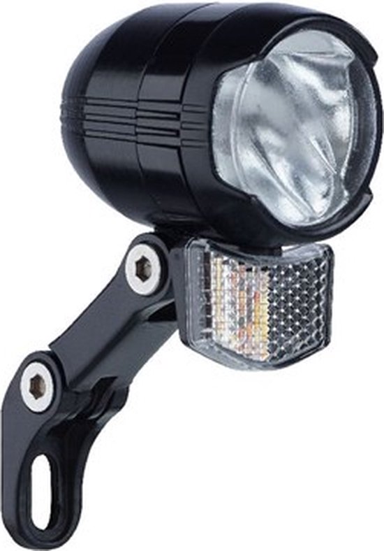 Büchel Koplamp Shiny 80 - E-bike LED 80 lux - zwart — afbeelding 2