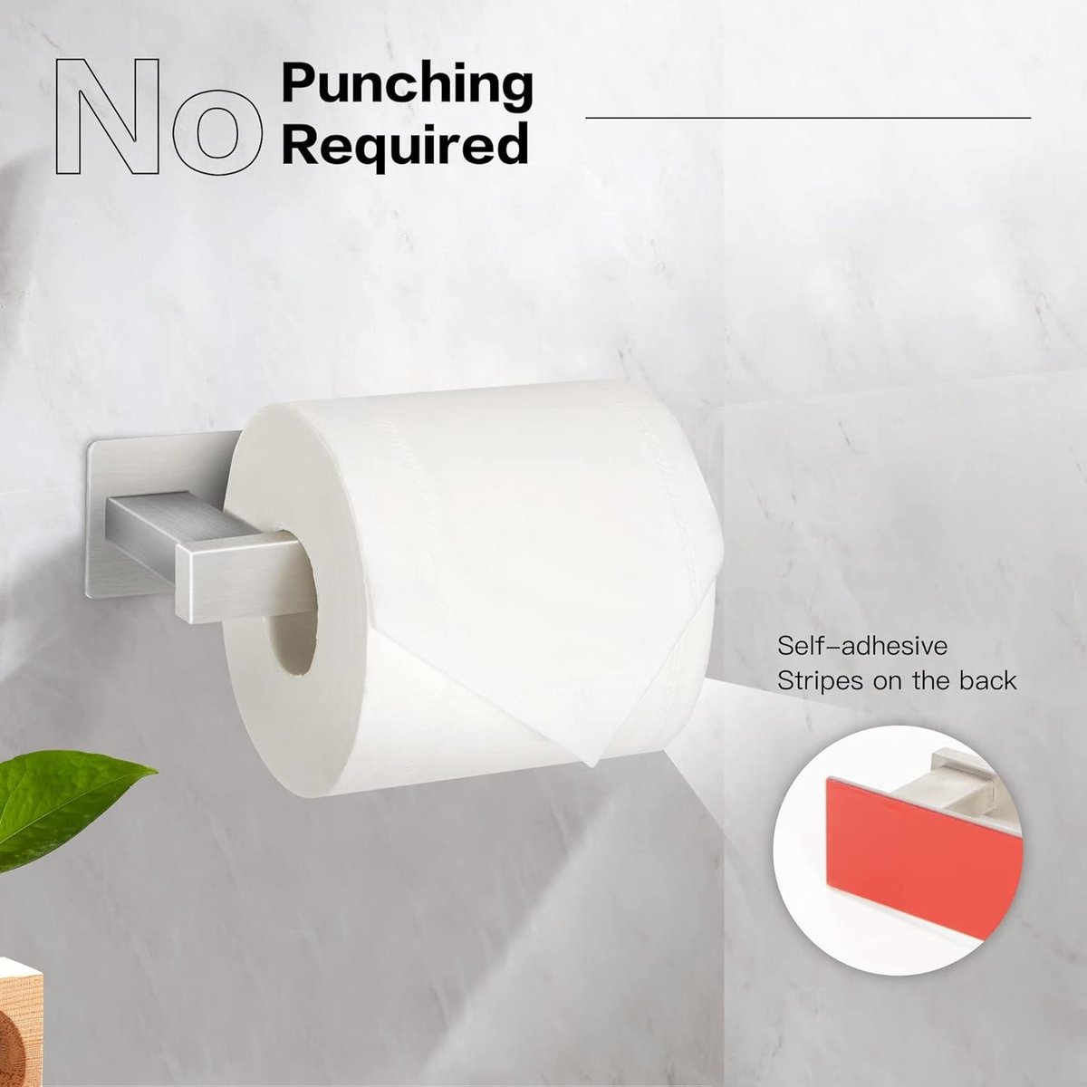 Toiletpapierhouder zonder boren, zelfklevende wc-papierhouder met plank, roestvrij staal, met 1 kleefhaak, roestvrijstalen wc-rolhouder, wandmontage, voor keuken en badkamer, zwart Toiletpapierhouder zonder boren, zelfklevende wc-papierhouder met plank, roestvrij staal, met 1 kleefhaak, roestvrijstalen wc-rolhouder, wandmontage, voor keuken en badkamer, zwart