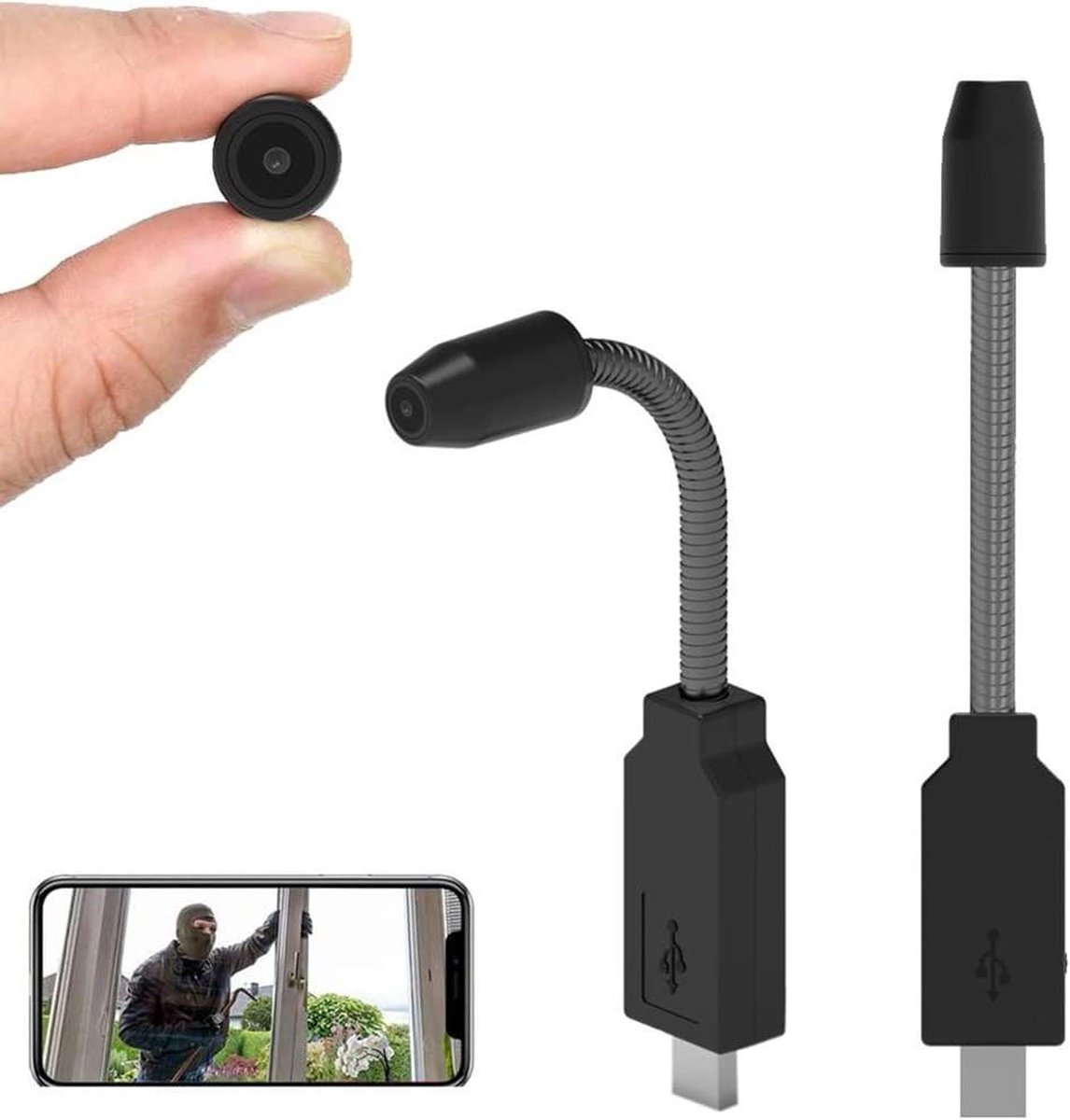 Spy Camera Mini Draagbare Wifi Camera Full HD Opname Beveiligingsvideorecorder Multifunctioneel