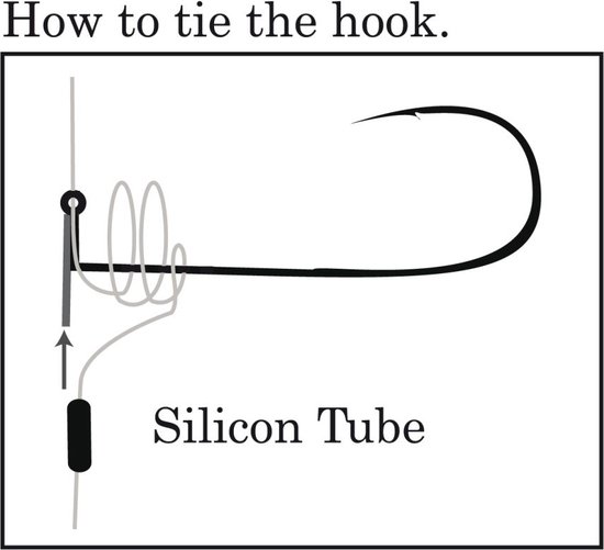 Gamakatsu Drop Shot Jig 90 - Onderlijn - 8 / 0 - Zilver van Gamakatsu — afbeelding 4