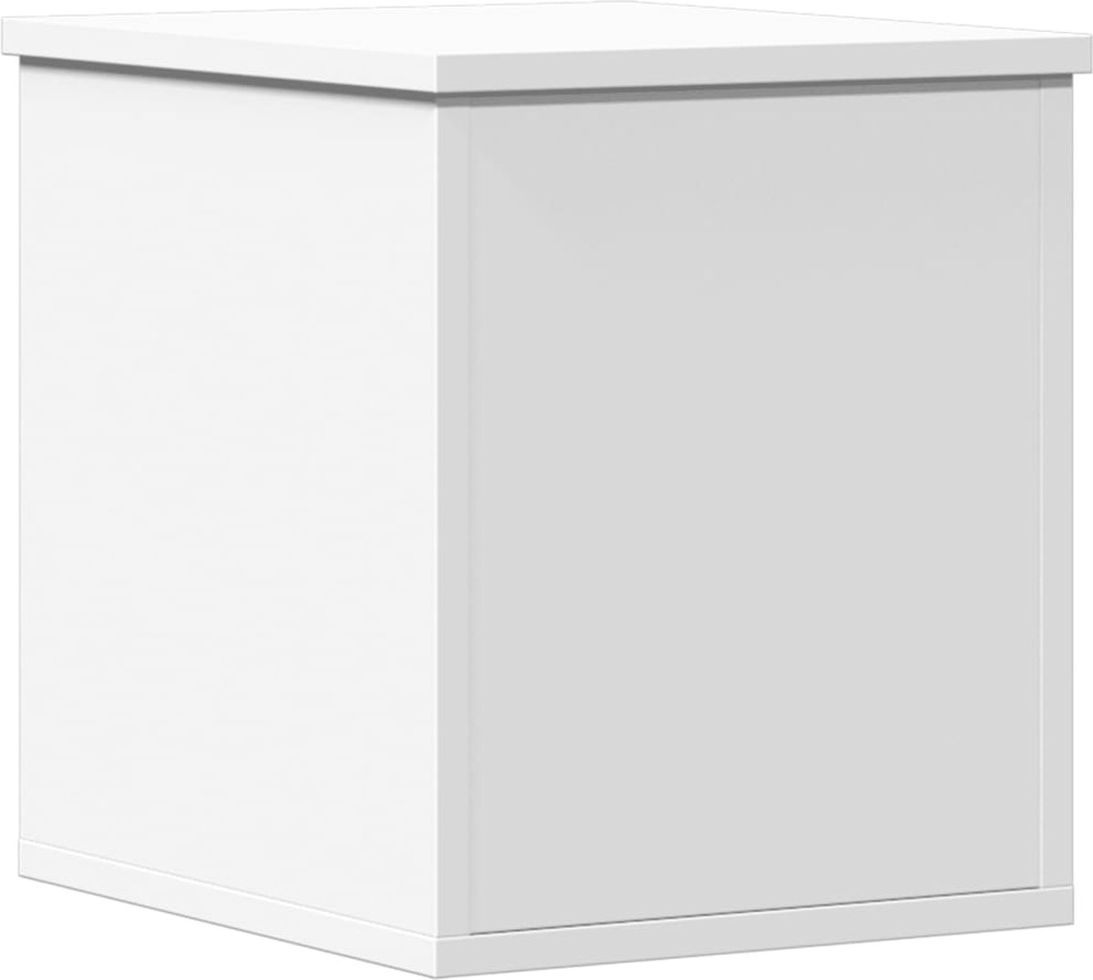 VidaXL Opbergbox 30x35x35 cm bewerkt hout wit