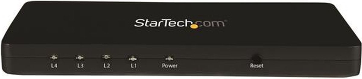 StarTech 4-poorts HDMI Splitter - 4K 30Hz - Aluminium - Zwart