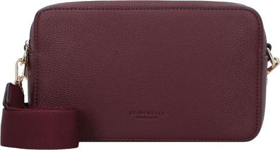 SEIDENFELT MANUFAKTUR Sac à épaule bandoulière Bjuv Camera Bag Oxblood / Gold Bordeaux