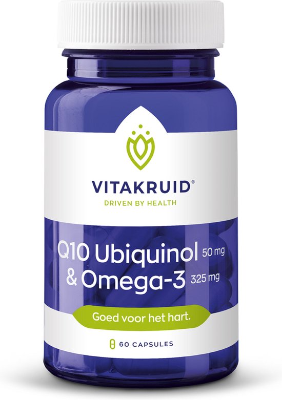 Foto: Vitakruid q10 ubiquinol 50 mg omega 3 325 mg 60 capsules