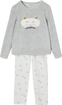 Vertbaudet Pyjama fille velours masque de chat