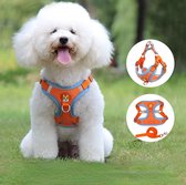 Hondentuigje - Uitlaatriem voor honden - Hondenriem - Reflecterend Hondentuigje - Hondentuigje kleine hond - LOUZIR