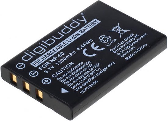 A merk accu batterij – Fuji NP-60 – Casio NP-30 – KLIC-5000