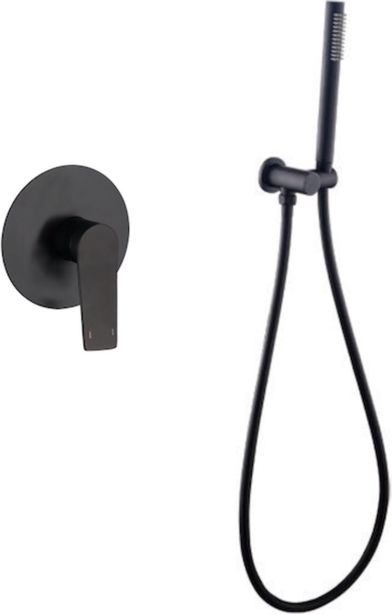 LINEA UNO - Signal - Mat zwart - Doucheset inbouw - Mat zwart - 201293