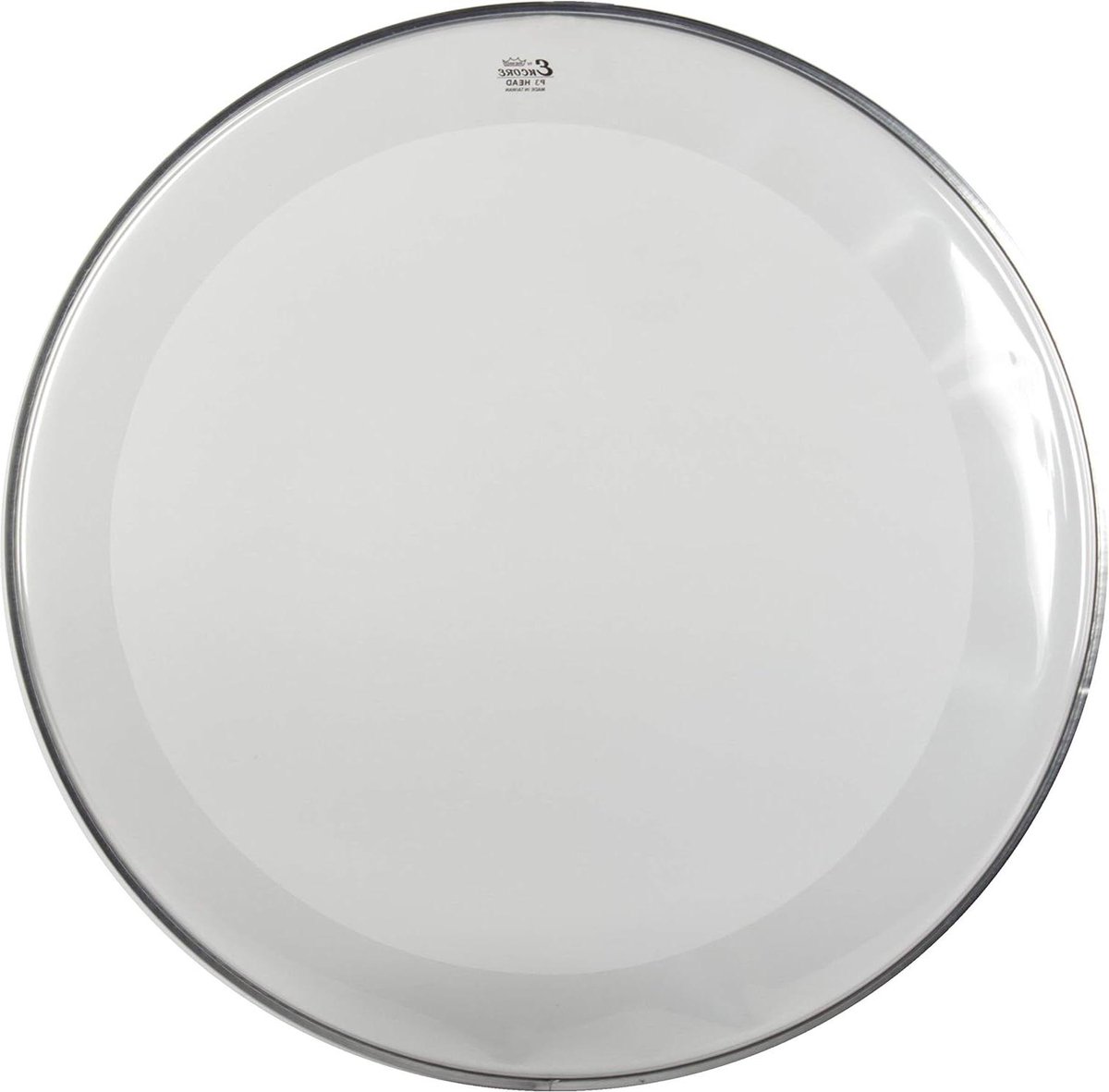 Transparante basdrumvel 20 inch - Drumwerk Encore Powerstroke 3 met kernring