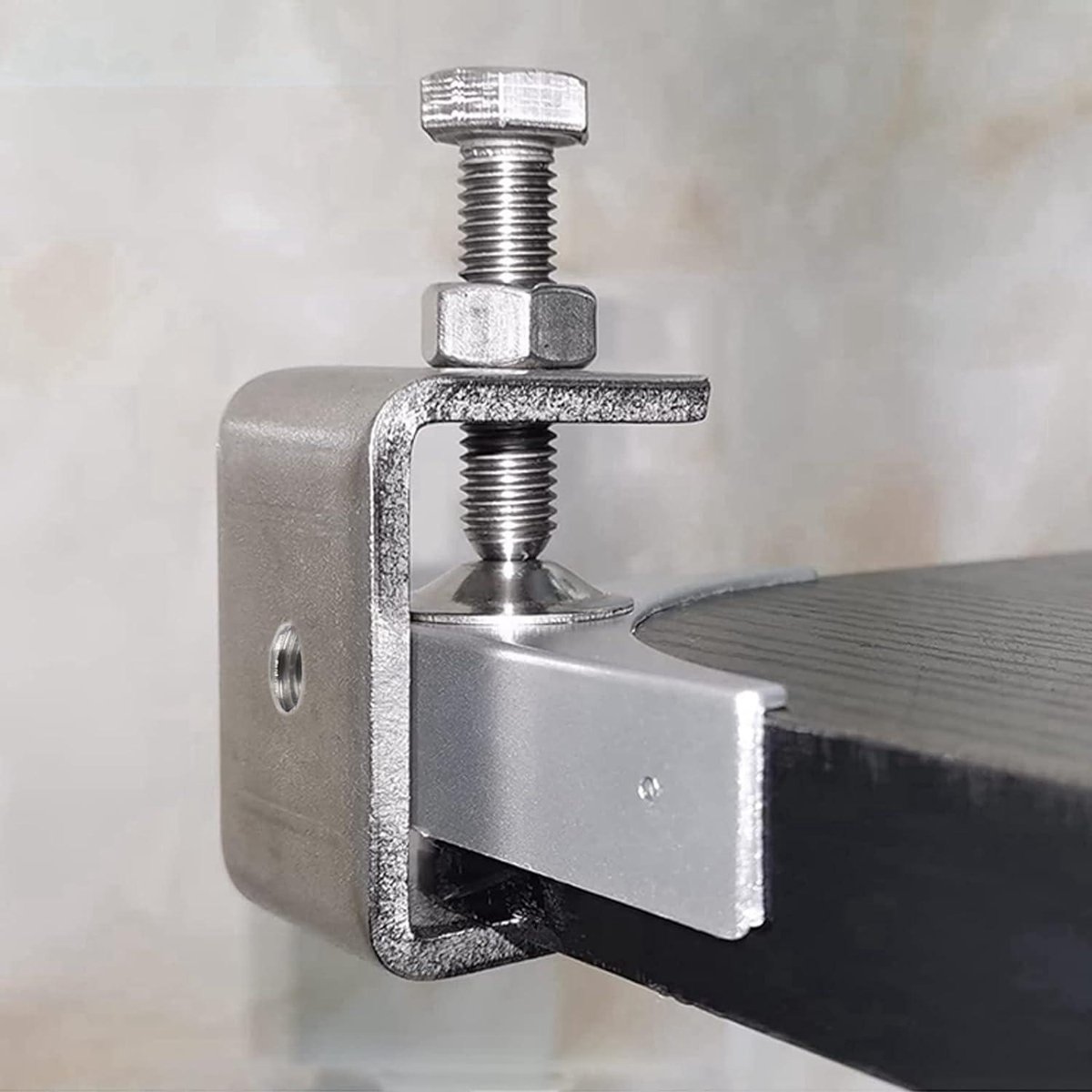GOIYZTTR Lot De 6 Pinces En C Acier Inox - Avec Crochets Et Vis à Œil - Serrage Réglable 0-25mm
