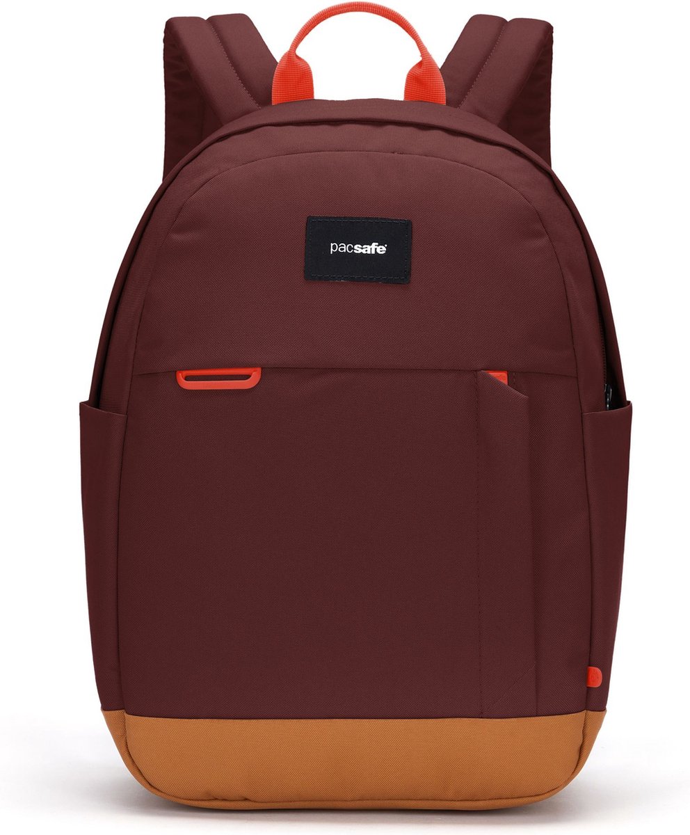 Pacsafe GO Rugzak - 15L - Laptop 13 inch - RFID - Gerecycled - Anti-diefstal - Rood