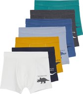 Vertbaudet Lot de 7 boxers stretch garçon dinosaures