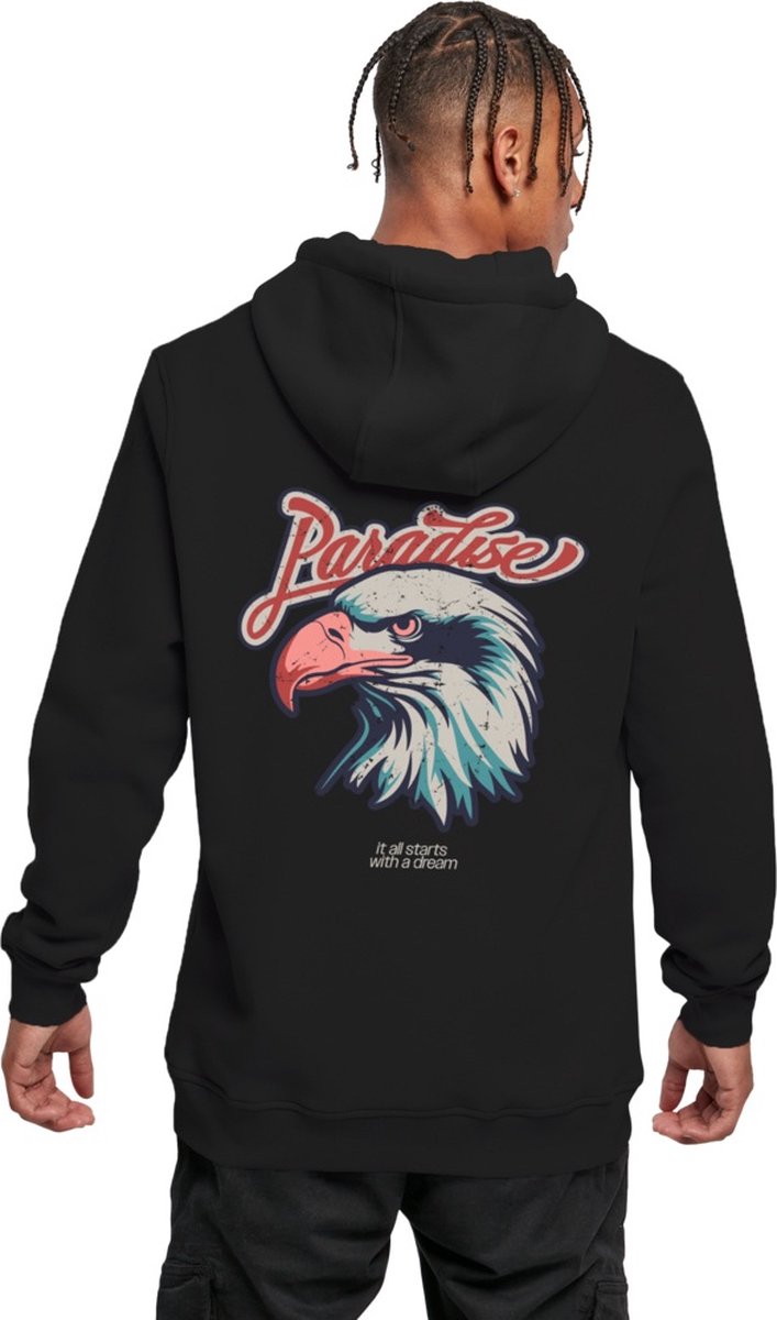Mister Tee Eagle Paradise Hoodie/trui XXL Zwart