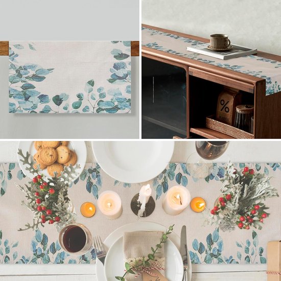 Trouwkaart eucalyptus bladeren gouden confetti