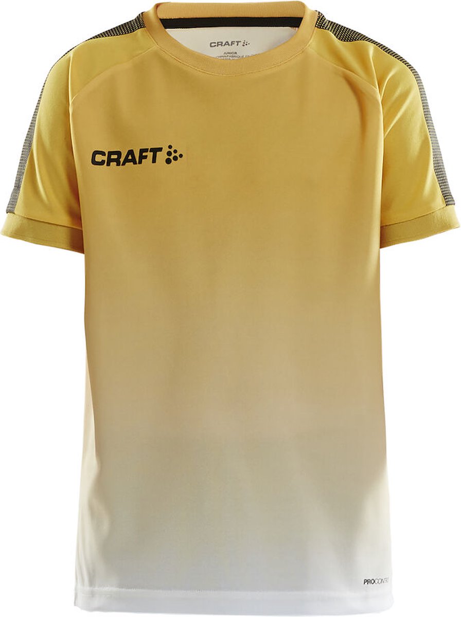 Craft Pro Control Fade Jersey Jr 1906703 - Sweden Yellow/Black - 134/140