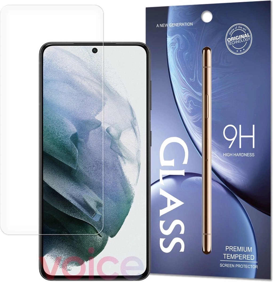 Gehard - glas - 9H gehard glas Samsung Galaxy S21 5G - (verpakking - envelop)