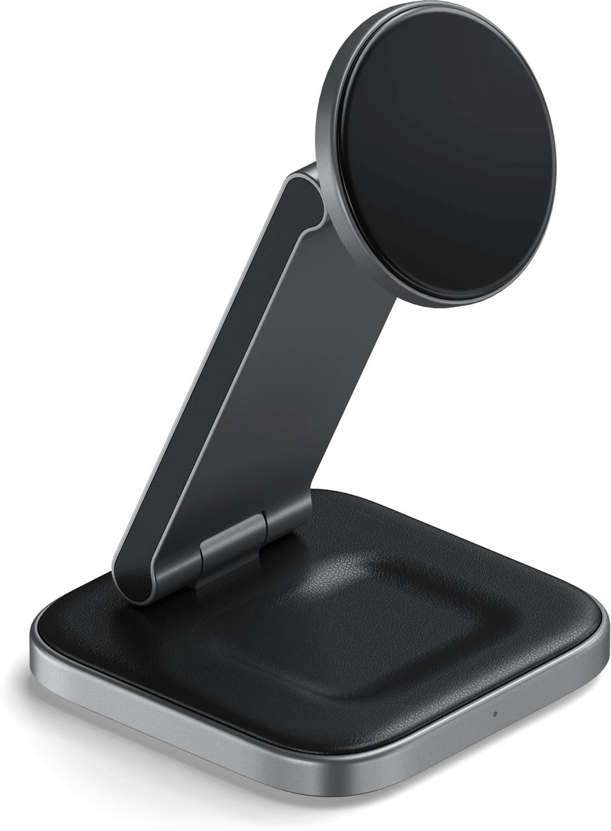 Satechi 3-in-1 Foldable Qi2 Charging Stand - Grijs