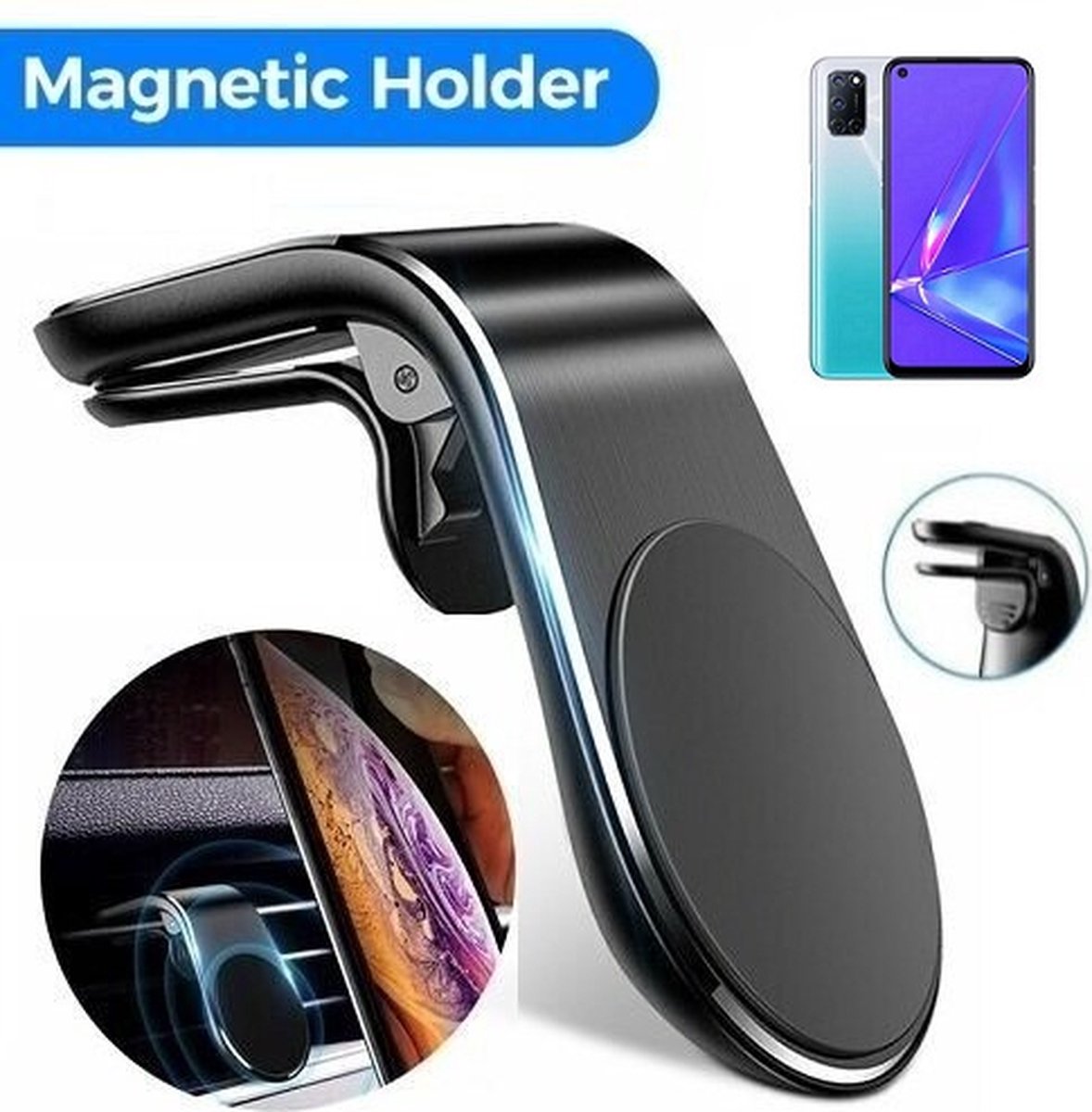 Oppo A92 Magnetische Telefoonhouder Auto