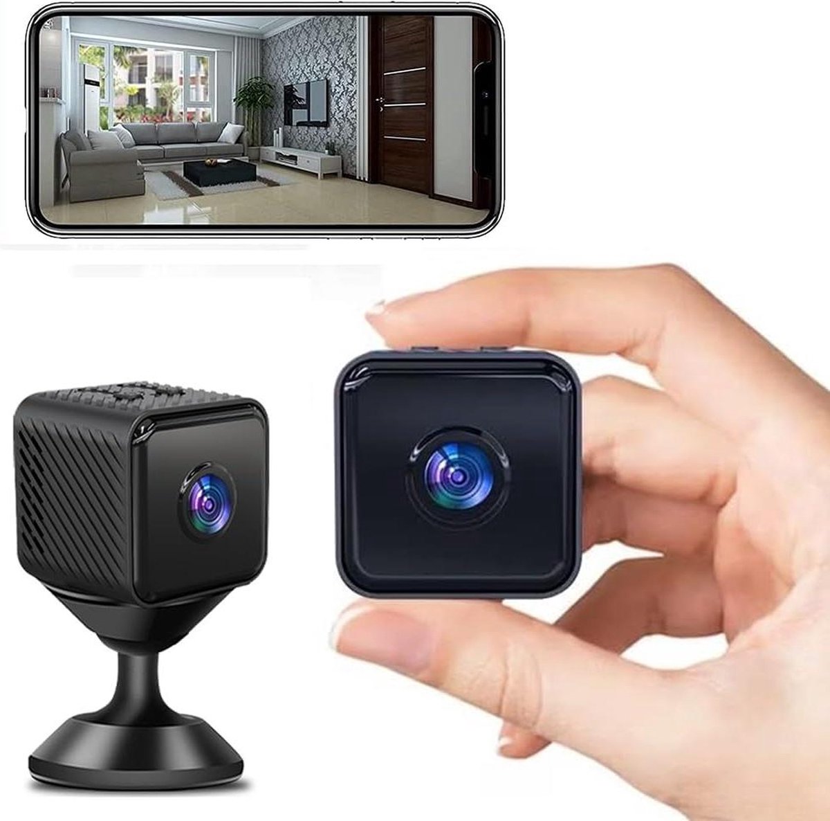 HD 1080P Draadloze Verborgen Mini Spy Camera Nachtzicht Beweging Geactiveerd WiFi Surveillance Cam Spy Camera