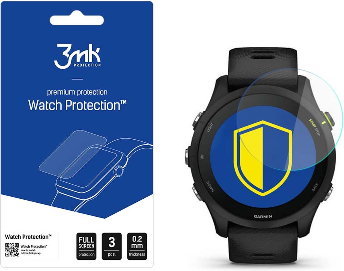 Garmin Forerunner 255 - 3mk Watch Protection v. FlexibleGlass Lite