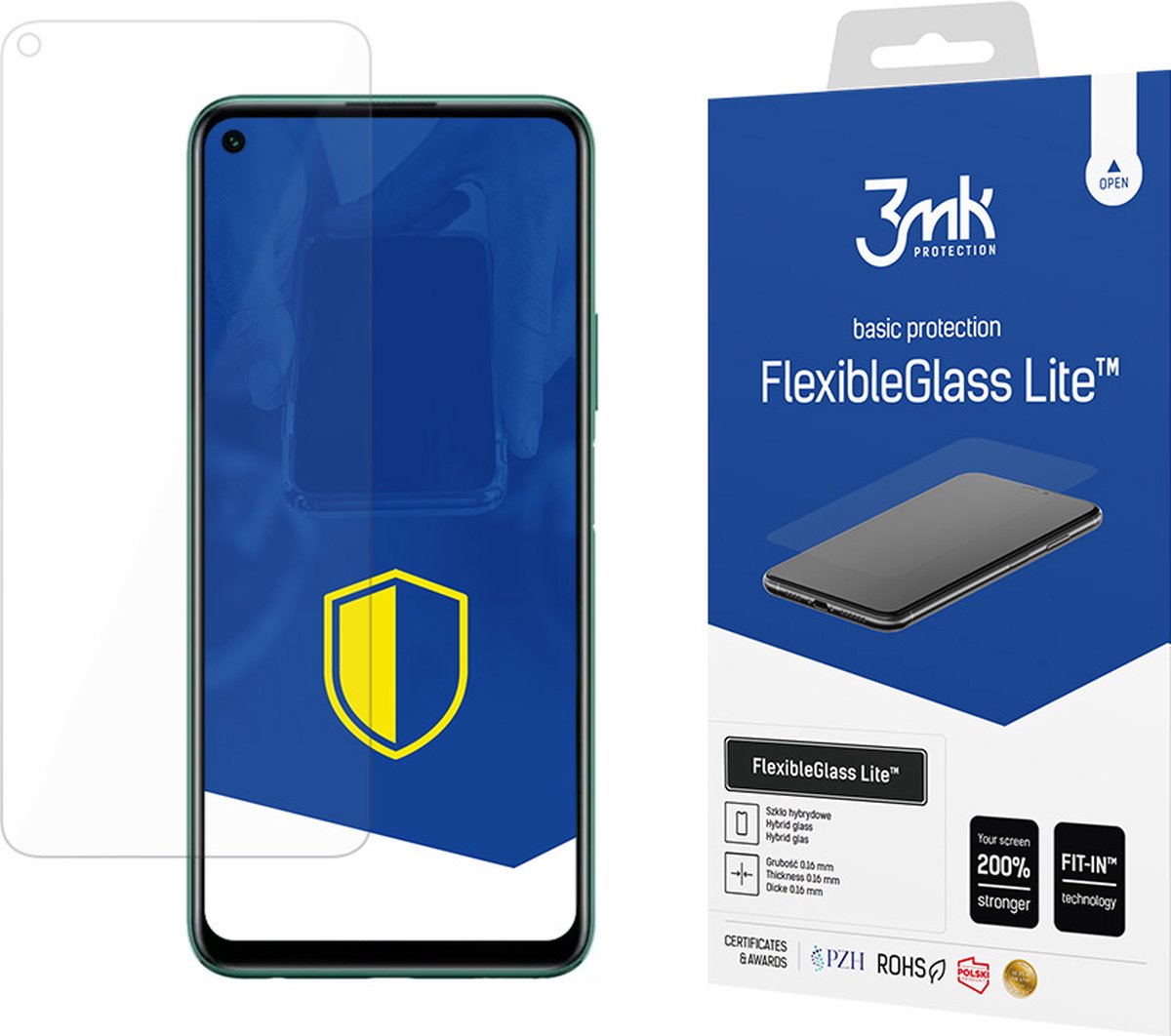 Huawei P40 Lite 5G - 3mk FlexibleGlass Lite
