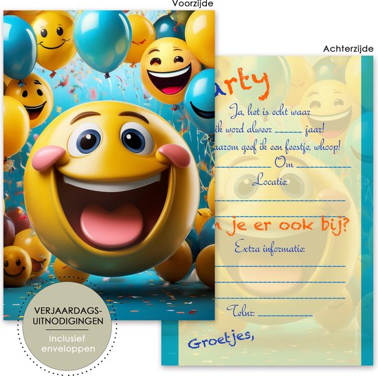 BCI019 -8 invitations avec enveloppes -Invitation d'anniversaire - Fête de filles -Cartes d'invitation - Invitations fête d'enfants - Invitation anniversaire - Invitations enfants - Fête d'enfants - Invitations fête d'enfants fille