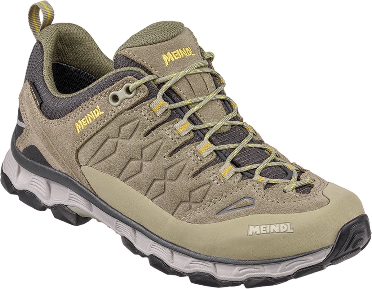 Meindl Lite Trail Lady Gore-Tex Wandelschoen Dames waterdichte lage wandelschoenen Natur/Mais Beige