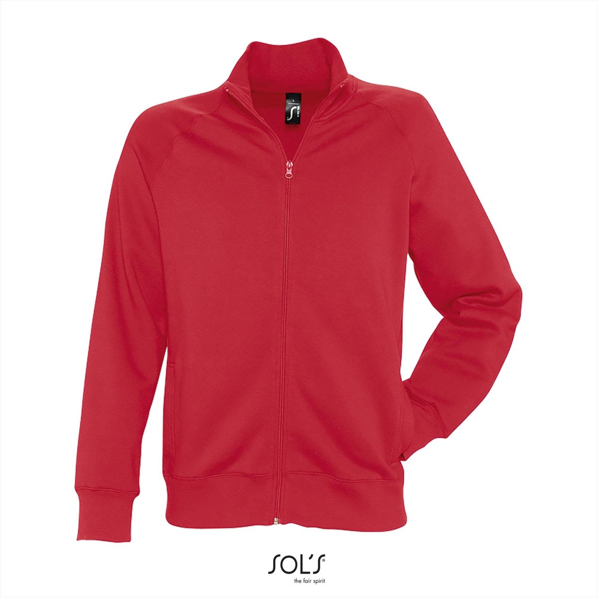 SOL’S Men´s Zipped Jacket Sundae L472 Rood