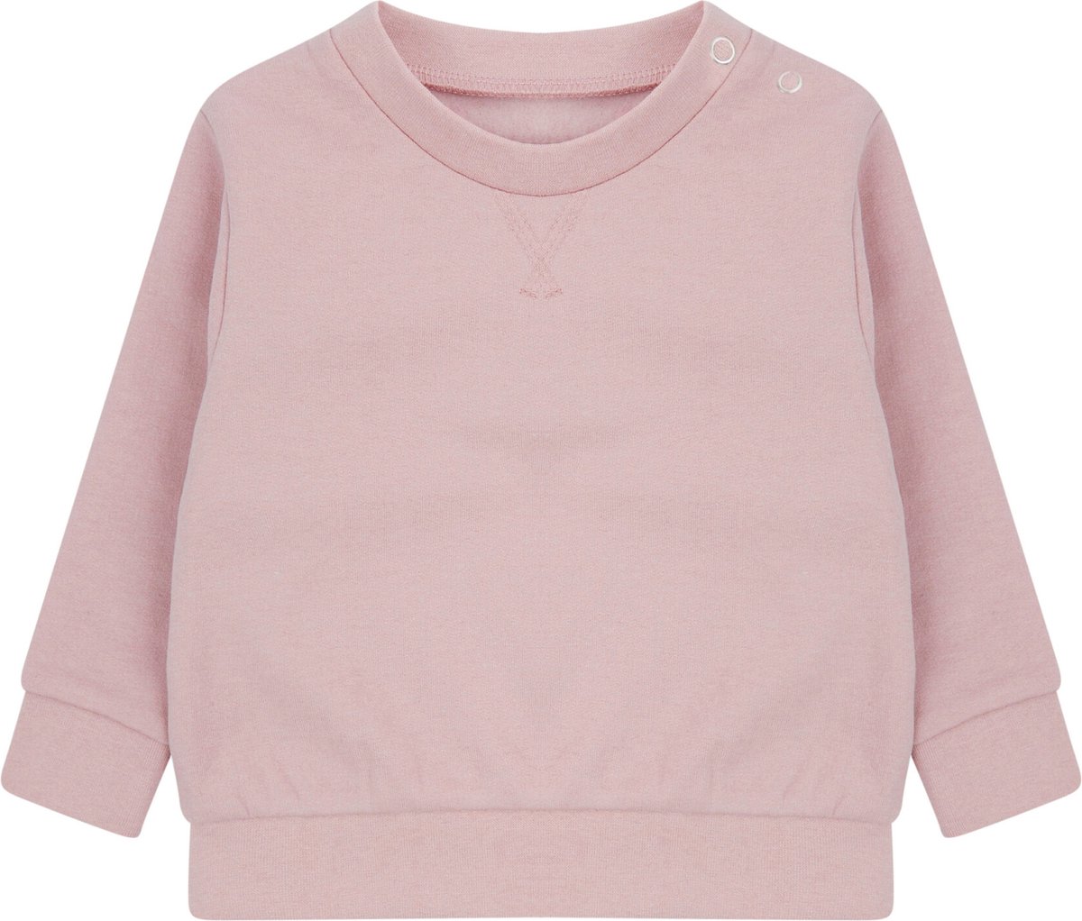 Larkwood - Sustainable Fashion Baby Sweater - Soft Pink maat 24/36 Monate