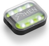 Hen Sportsgear Multifonctionnel Clip sur Lampe de Poche d'éclairage, éclairage de vélo, Lampe à Pince à Chaussures 2 x