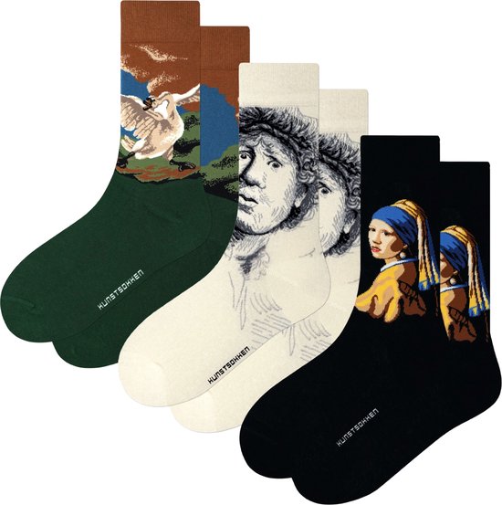 soxo Donut Sokken Dames Cadeau Voor Vrouwen Happy Socks Kleurrijke Katoen Damessokken Gift For Women 35-40 4 Paar