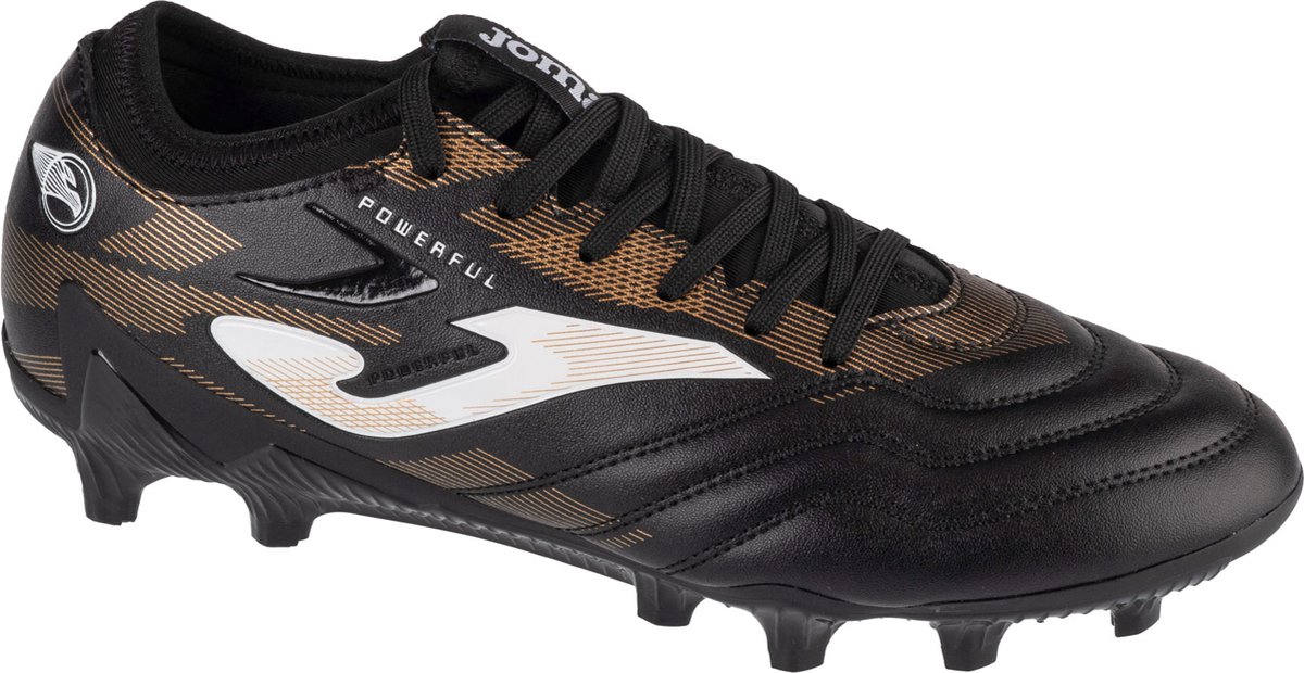 Joma Powerful 2401 FG POWW2401FG, Mannen, Zwart, Voetbalschoenen, maat: 46