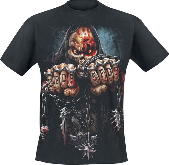 Five Finger Death Punch Game Over Heren T-shirt - zwart - 4XL