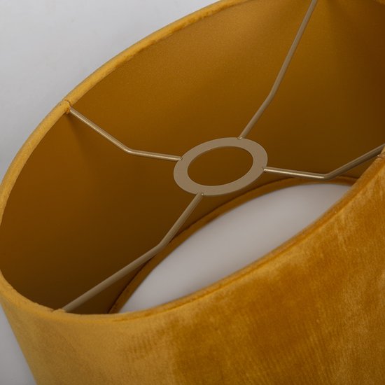 Kurk goud ovale lampenkappen 25cm cilinder