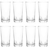 Longdrinkglazen - 380 ML - Set van 8