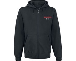 Iron Maiden Samurai Eddie Red Graphic Heren Vest met capuchon - zwart - M