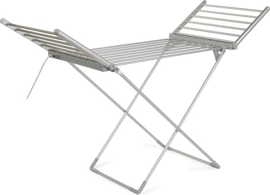 Umuzi Cleaning Elektrisch Wasrek - Inklapbaar Verwarmbaar Droogrek - Tot45-55°C - 230W - 147x54x94cm